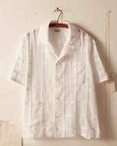 Tonal Plaid Short Sleeve Shirt