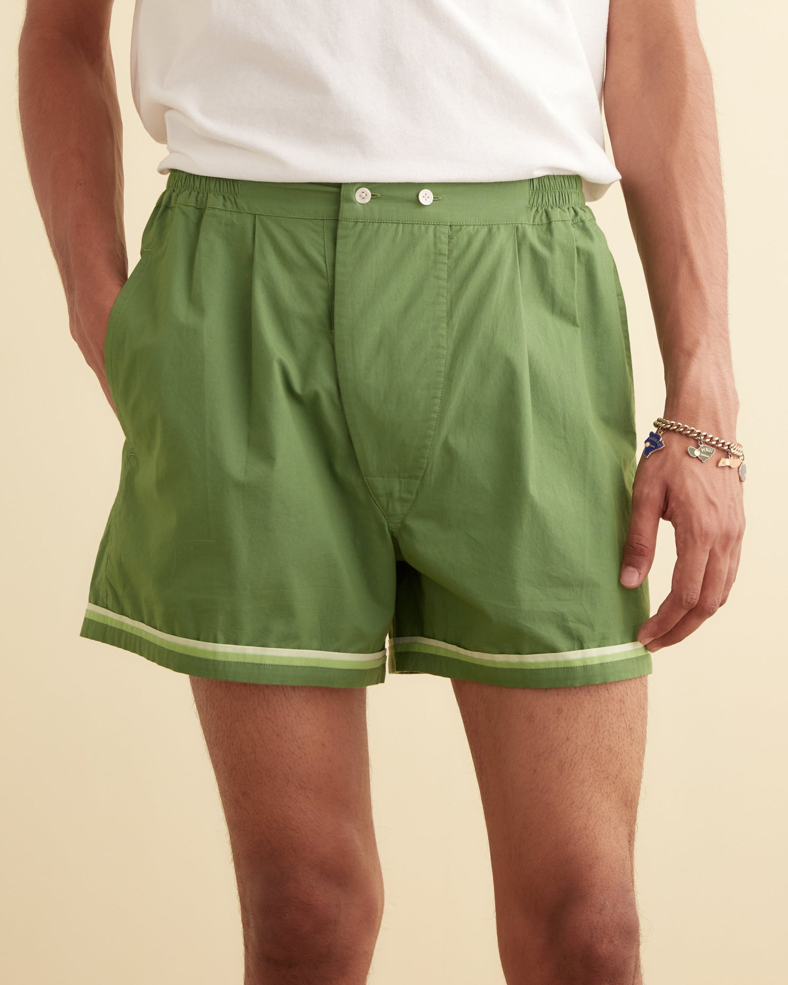 Top Sheet Boxers - Green