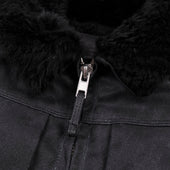 Rj 2 Waxed Canvas 20 Ounce Black Shearling