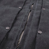 Rj 2 Waxed Canvas 20 Ounce Black Shearling