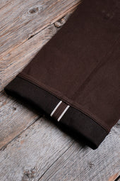 Modesto 15 Ounce Dark Brown Denim