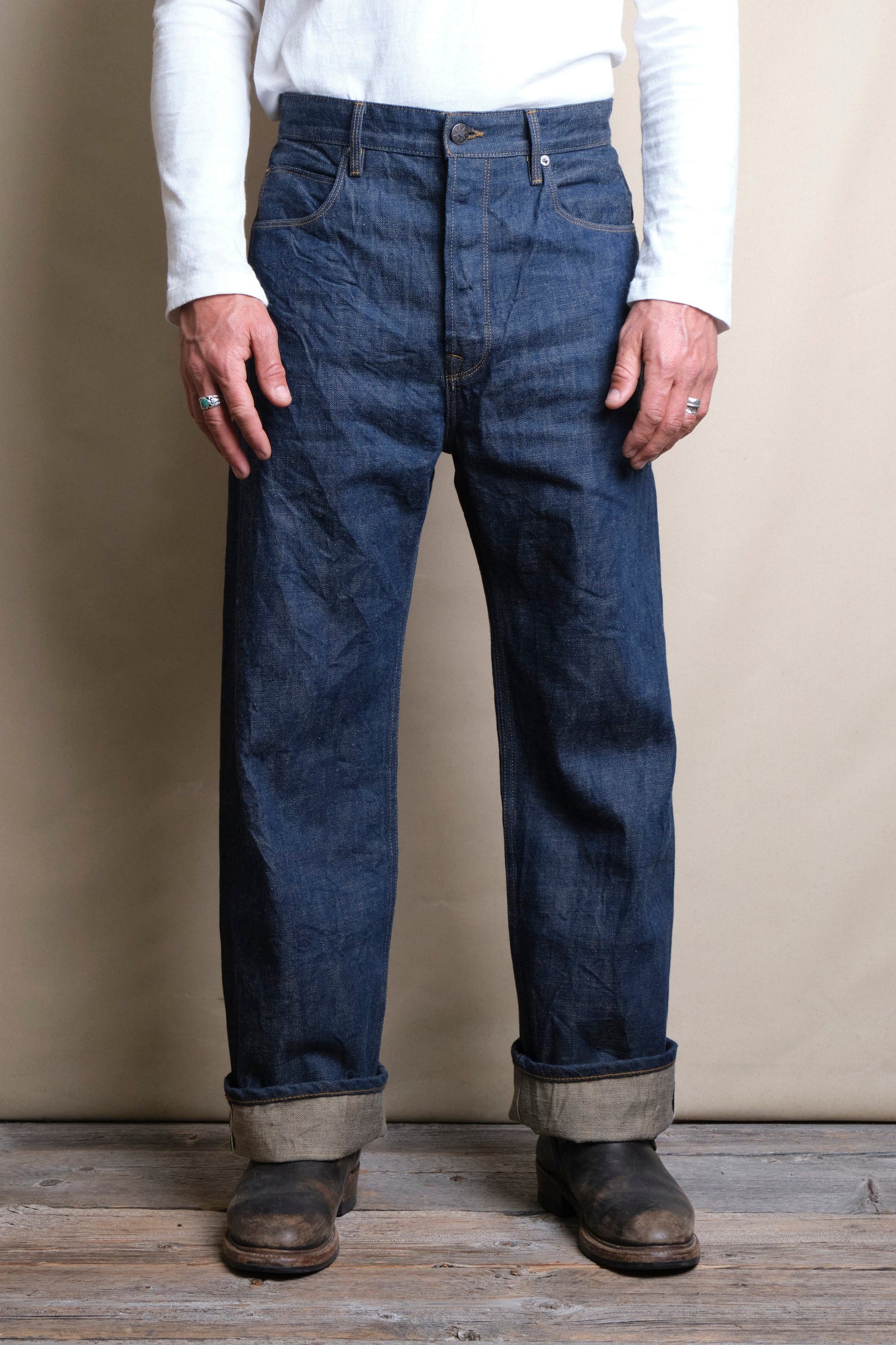 Modesto 13 Ounce Natural Rinsed Denim