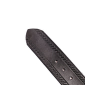 Codina Leather Serpentine Spotted Garrison Belt
