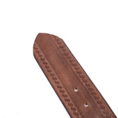 Codina Leather Serpentine Spotted Garrison Belt