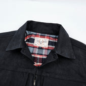 Faro Heavy Waxed Canvas Blue Plaid