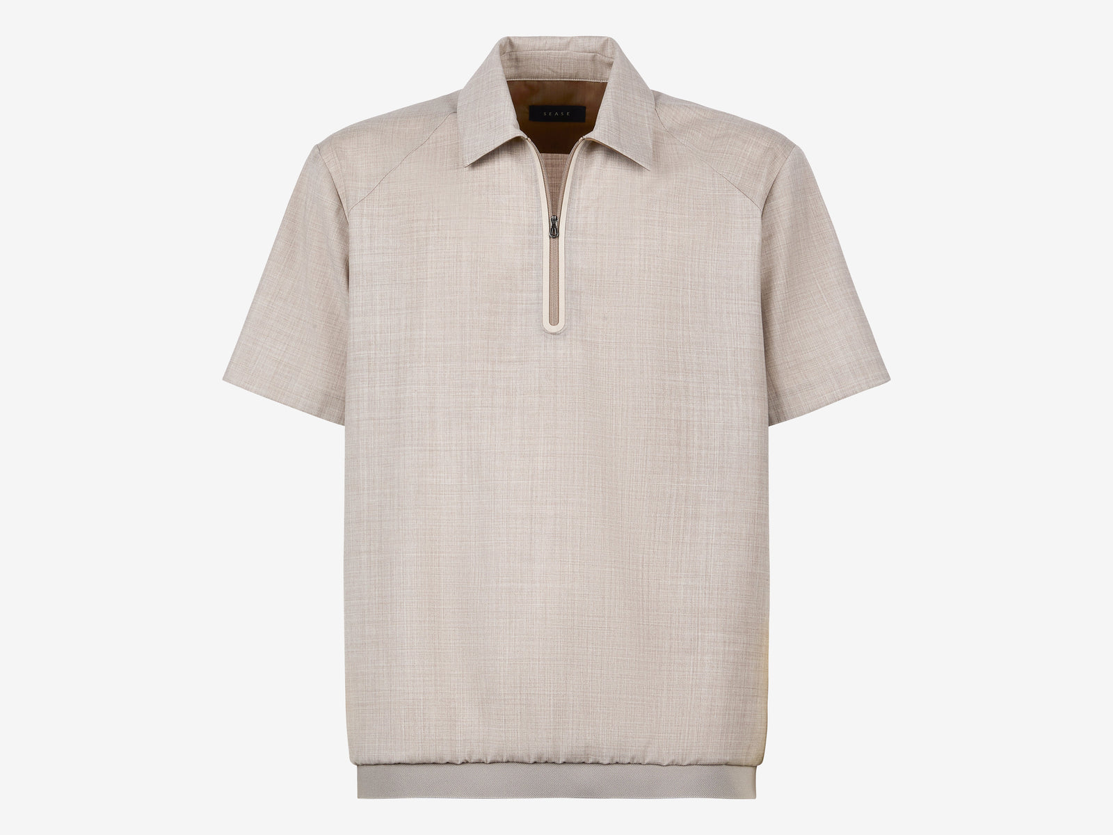 Zipped Polo Woven