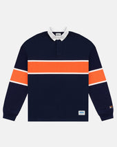 Made In Usa J Press X Only Ny Orange Chest Stripe Rugby