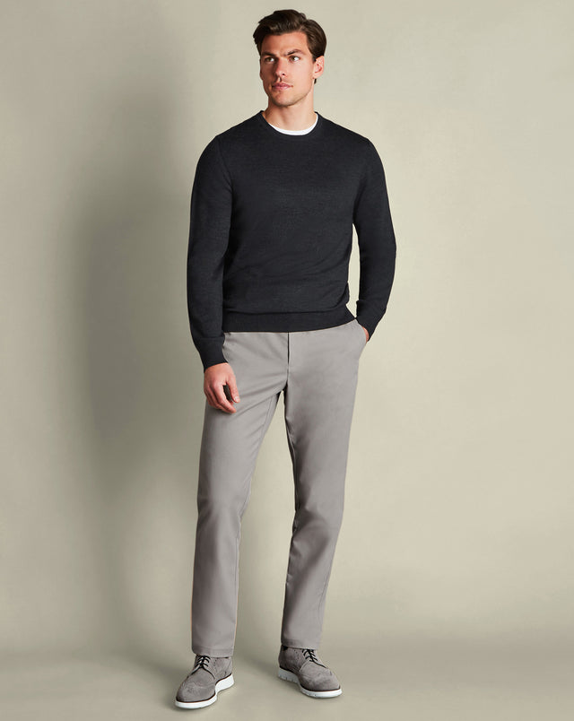 Ultimate Non-Iron Chinos - Light Grey