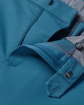 Ultimate Non Iron Chinos Petrol Blue