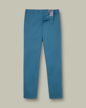 Ultimate Non Iron Chinos Petrol Blue