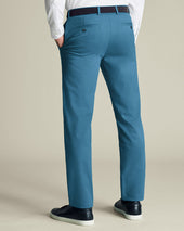 Ultimate Non Iron Chinos Petrol Blue