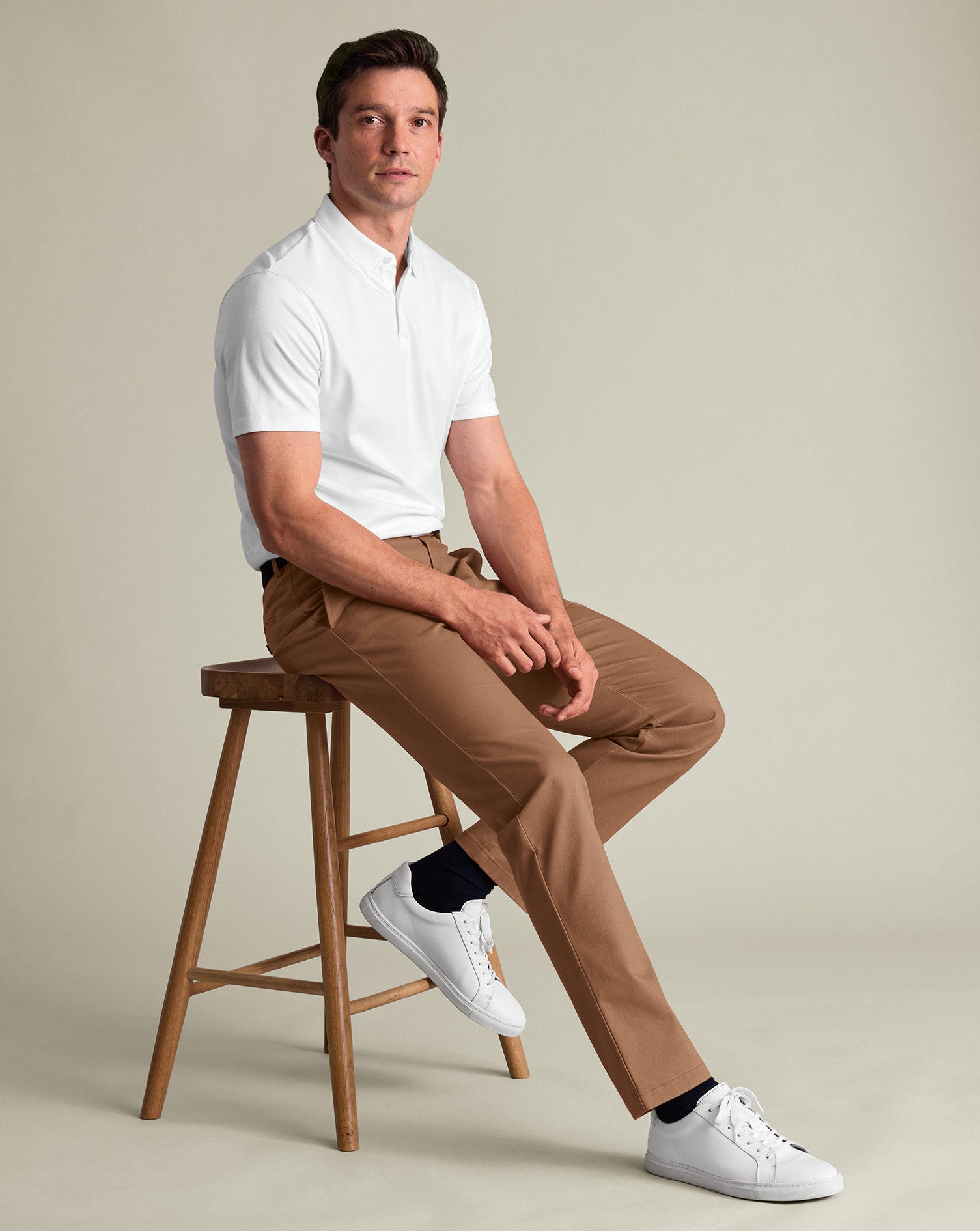 Ultimate Non Iron Chinos Toffee