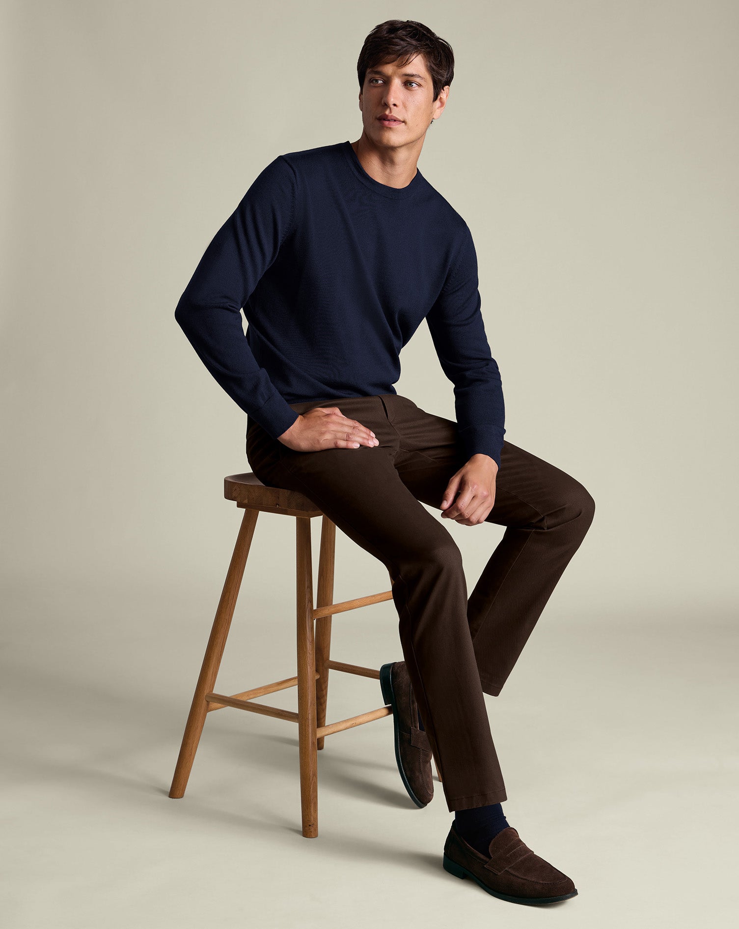 Ultimate Non Iron Chinos Brown