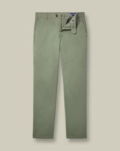 Casual Stretch Chinos Green