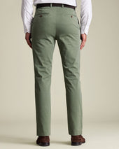 Casual Stretch Chinos Green