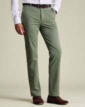 Casual Stretch Chinos Green