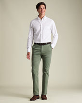 Casual Stretch Chinos - Green