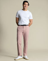 Casual Stretch Chinos Pink