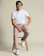 Casual Stretch Chinos – Pink