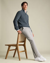 Casual Stretch Chinos - Silver Grey
