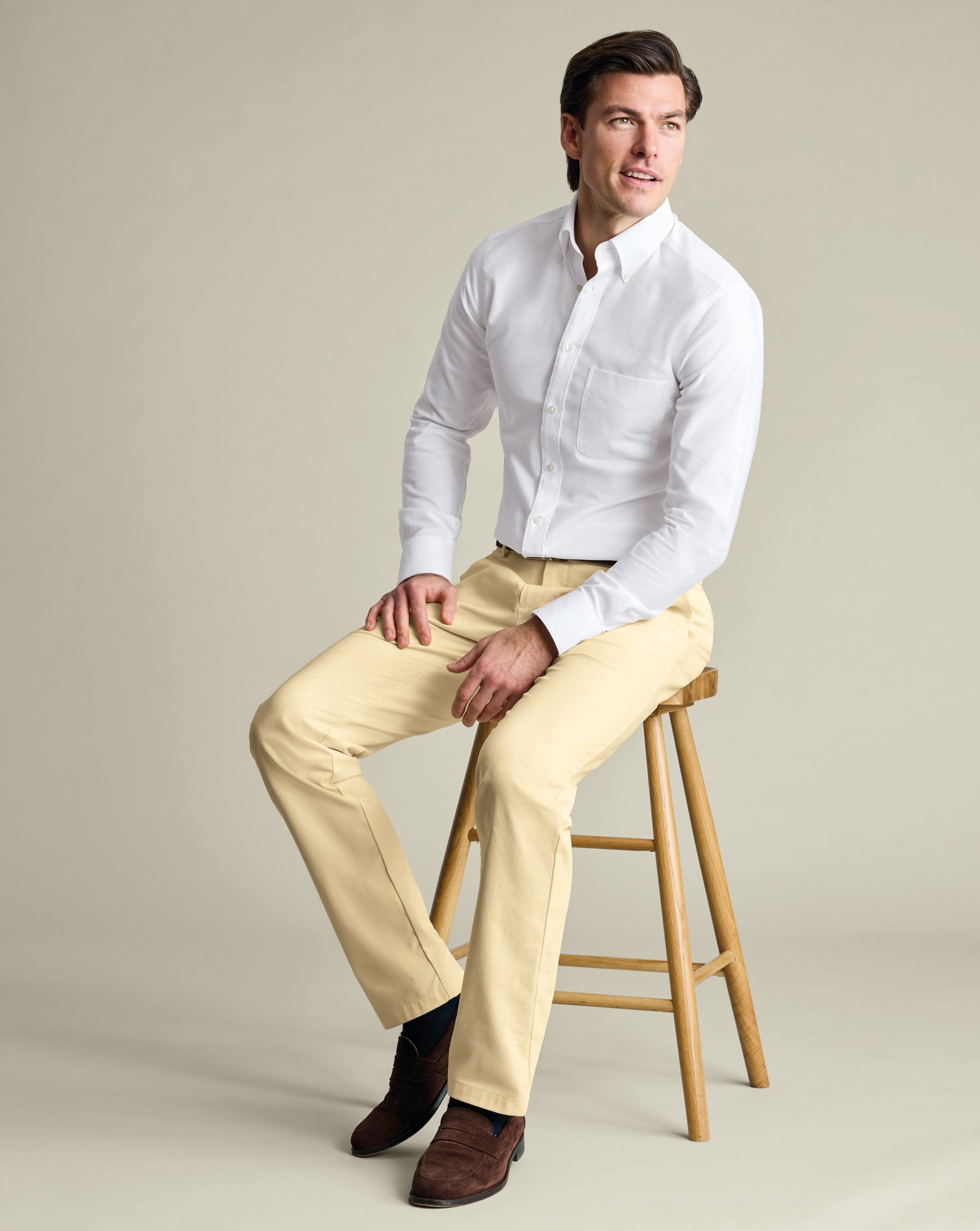 Ultimate Non Iron Chinos Lemon