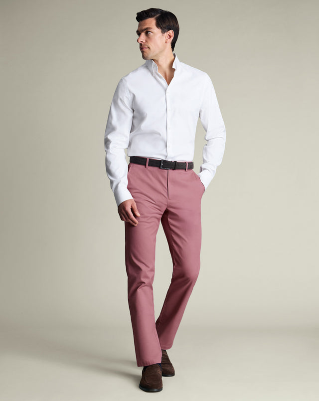 Ultimate Non-Iron Chinos – Dusty Pink