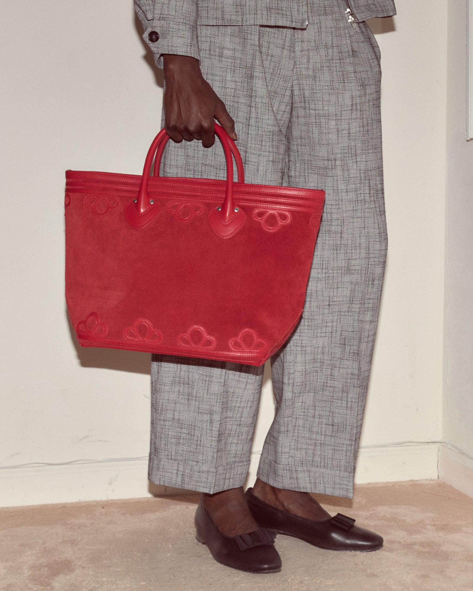 Trefoil Tote - Red