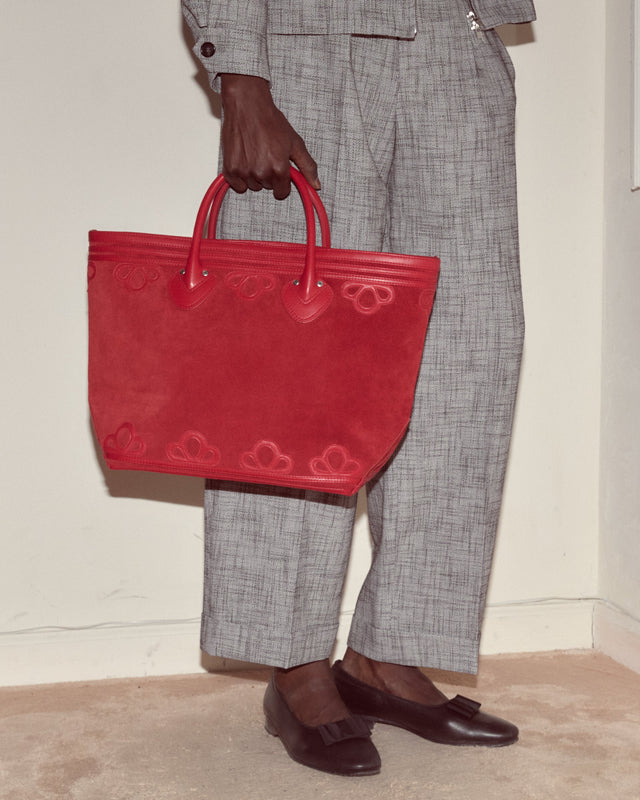 Trefoil Tote - Red