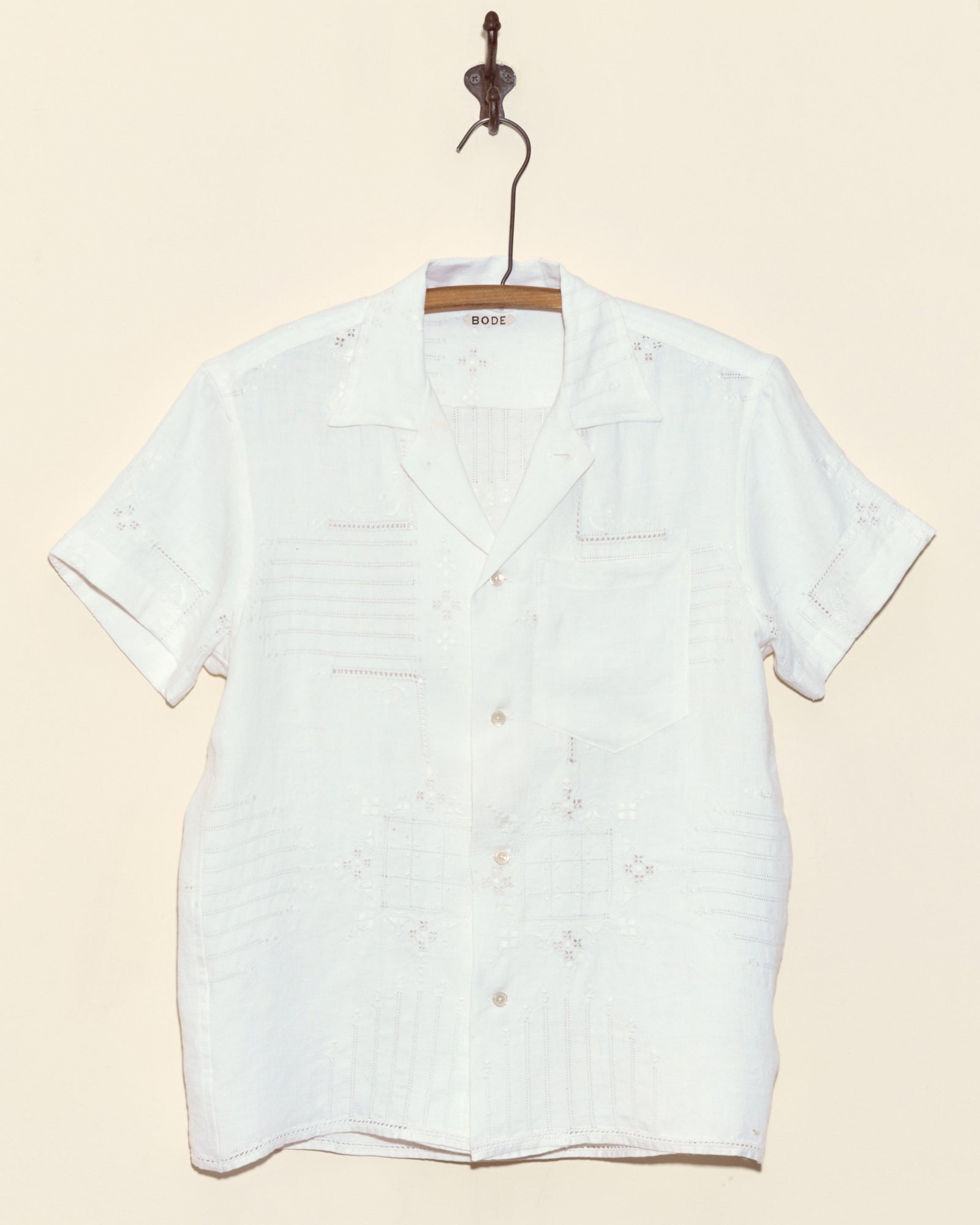 Trellis Block Short Sleeve Shirt - XS