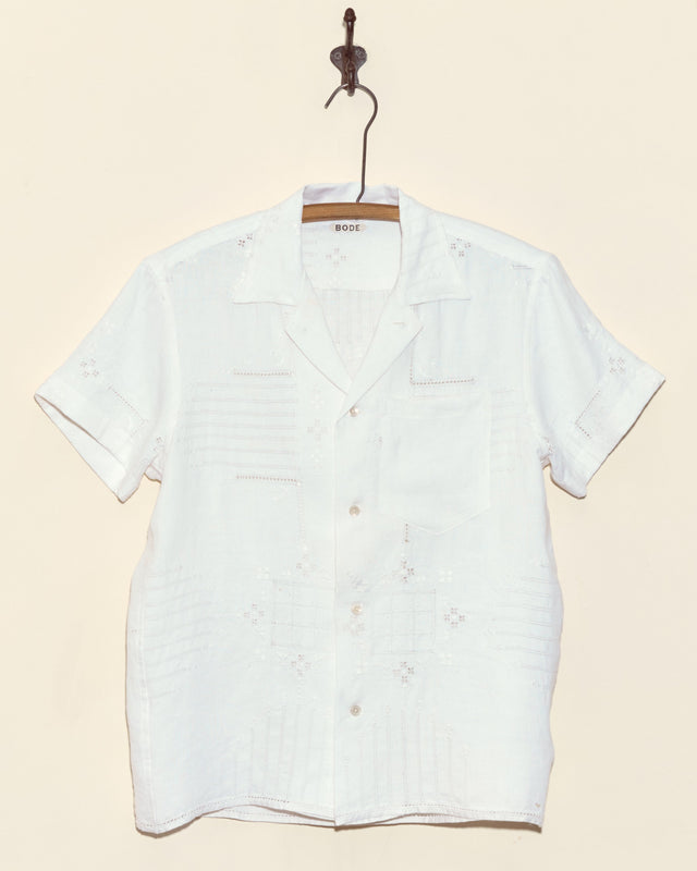 Trellis Block Short Sleeve Shirt - XS