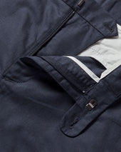 Cotton Linen Shorts Blue