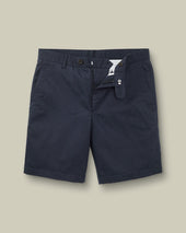 Cotton Linen Shorts Blue