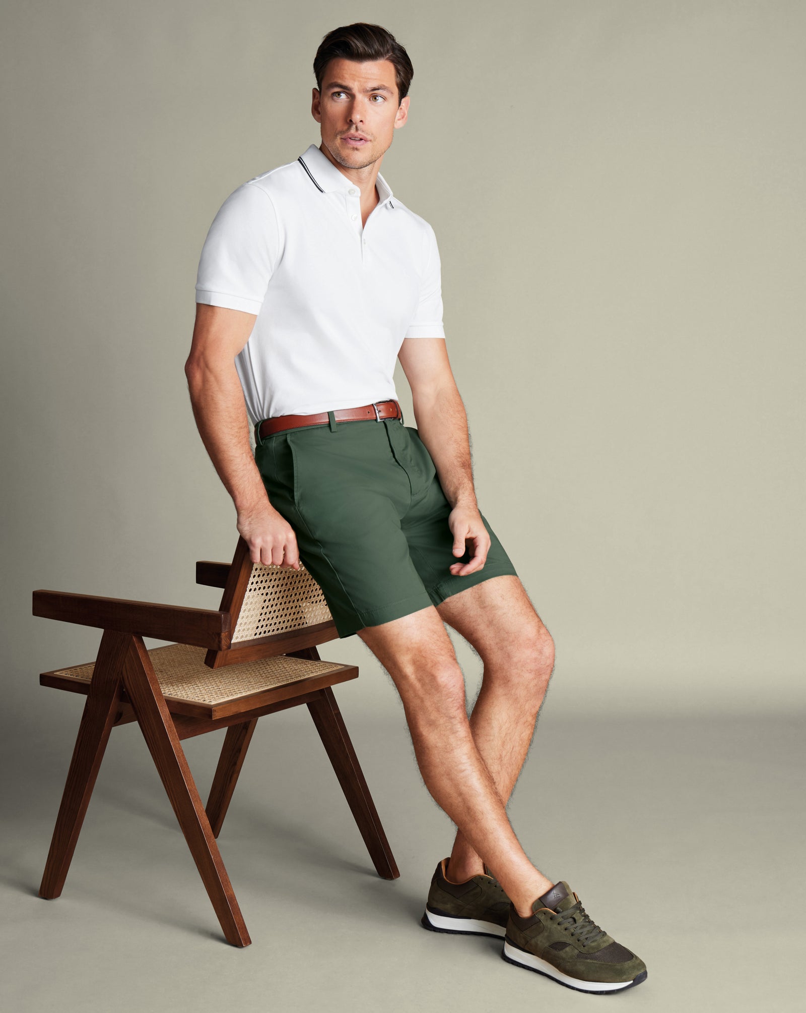 Cotton Shorts Green