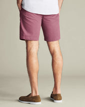 Cotton Linen Shorts Claret Pink