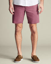 Cotton Linen Shorts Claret Pink