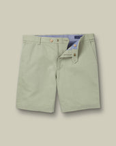 Cotton Linen Shorts Light Green