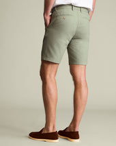 Cotton Linen Shorts Light Green