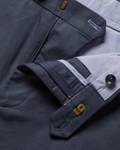Cotton Linen Shorts Ink Blue