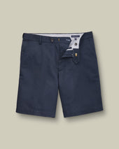 Cotton Linen Shorts Ink Blue