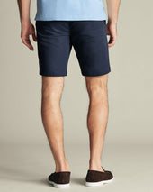 Cotton Linen Shorts Ink Blue