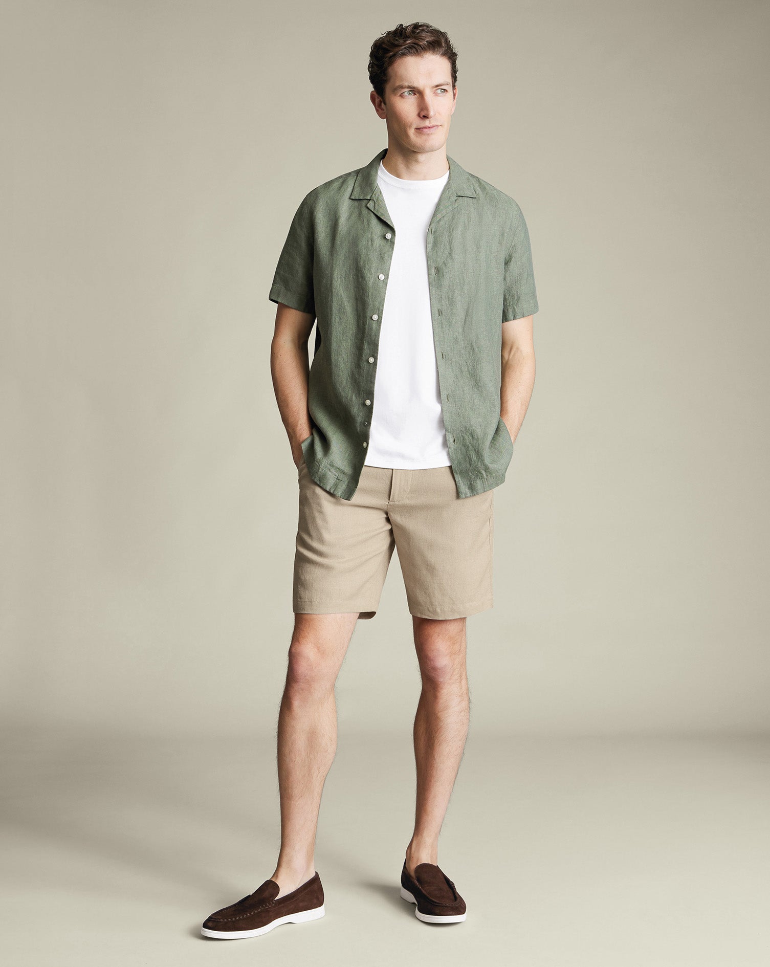 Pure Linen Shorts