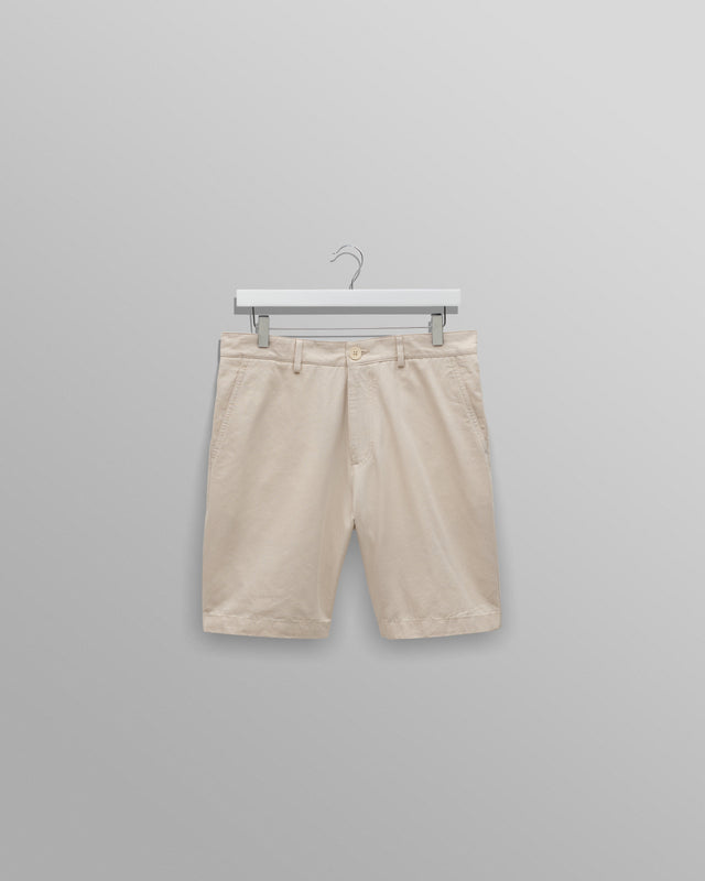 Trinity - Stone Cotton Tencel Shorts