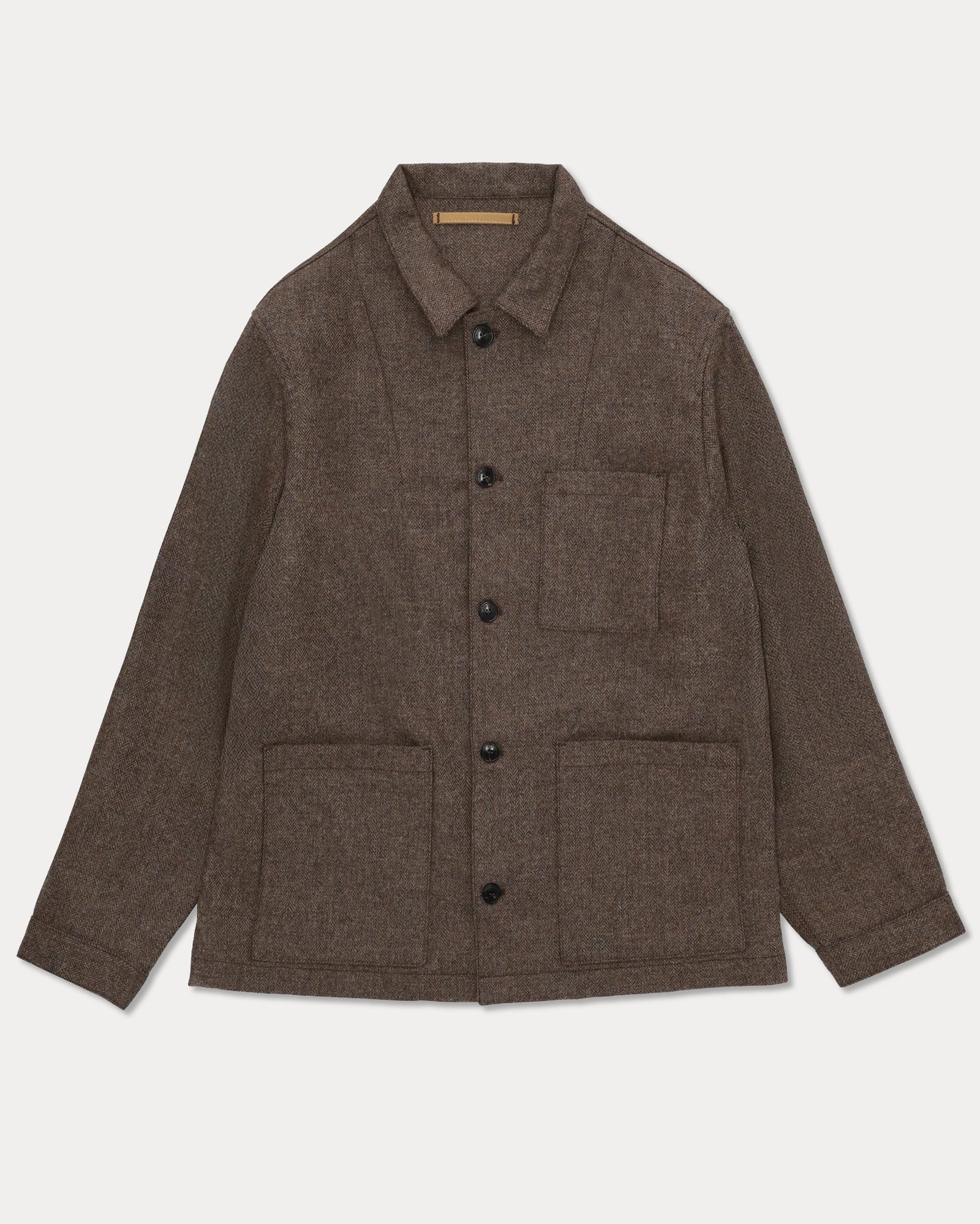 Tristan Giacca In Lana Herringbone