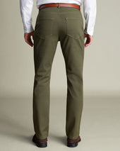 5 Pocket Jeans Green