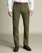 5 Pocket Jeans Green
