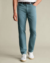 5 Pocket Jeans Green