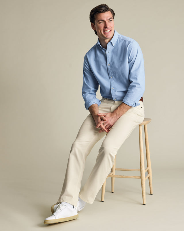 5 Pocket Jeans – Ivory