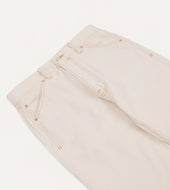 12 7oz Selvedge Denim Contrast Stitch Five Pocket Jeans