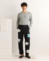 Tropical Wool Pansy Trousers
