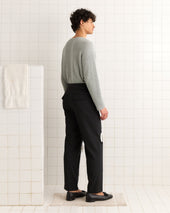 Tropical Wool Pansy Trousers
